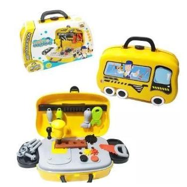 Imagem de Brinquedo Infantil Maleta De Ferramentas Com Rodinhas as crianças vai 