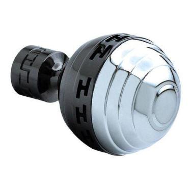 Imagem de Ponteira Bola Preta Para Varão De Cortina Vettra 19mm