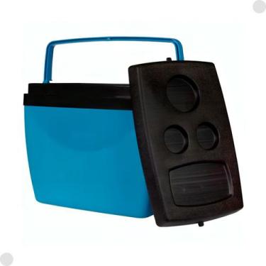Imagem de Caixa Térmica Cooler 18 Litros Azul C/ Preto 25108256 - Mor