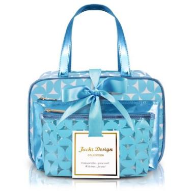 Imagem de Kit de Necessaire com 3 pçs Glitz Jacki Design Azul