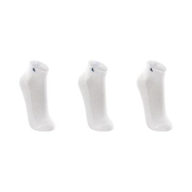 Imagem de Meia Lupo Kit 6 Pares Cano Baixo Soquete Unissex Original, Branco, M 3