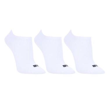 Imagem de Meia New Balance Kit 3x1 Algodao - unissex - branco, Branco, 39-42