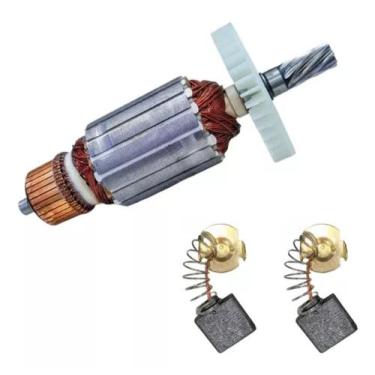 Imagem de Induzido + Rolamento P/ Policorte Makita Mlc-140/mt-140 220v - Bolte