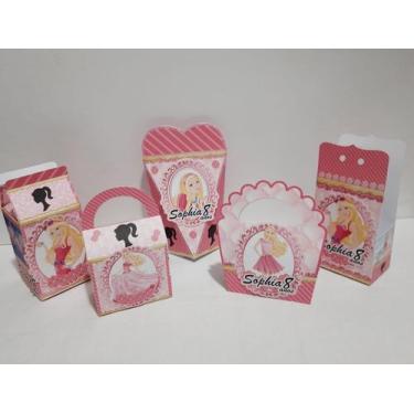 Imagem de Kit 100 Personalizados Barbie - Orvalho Festas