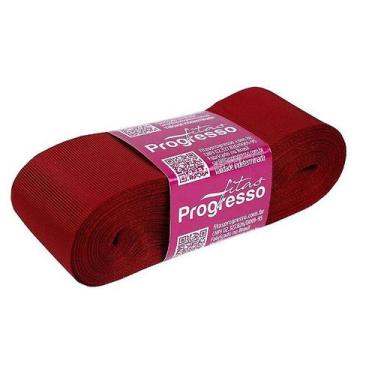 Imagem de Fita Gorgurão Progresso 38mm nº9 - 10m Cor 389 Vinho - 01 unidade - Fi