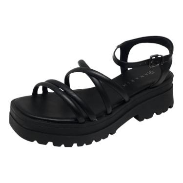Imagem de Sandália Feminina Flatform Tratorada Conforto Casual Ramarim