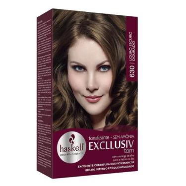 Imagem de Tonalizante Haskell Excllusiv Tom 630 Louro Escuro Dourado