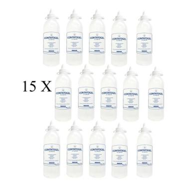 Imagem de Kit 15 - Gel De Contato Fisioterapia Tens Fes Ultrassom Bisnaga 250g -