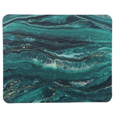 Imagem de GetCoupon Almofada de mesa de escritório antiderrapante, teclado de computador abstrato tamanho pequeno simples e fofo computador (2)