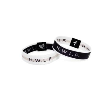 Imagem de Truthful Lips Pulseiras HWLF - He Would Love First - Pulseiras WWJD - Elásticas - 1 pacote ou Save and Collect All - Pulseiras cristãs, frases inspiradoras, Small (6in), elástico, Sem Pedra Preciosa