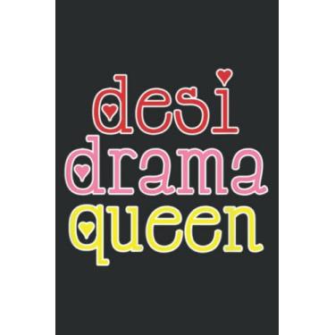Imagem de Desi Drama Funny Sarcastic Memes Saying.pdf: Lined Journal Notebook with Memo Diary Subject Planner, 6x9 inches, 120 Pages