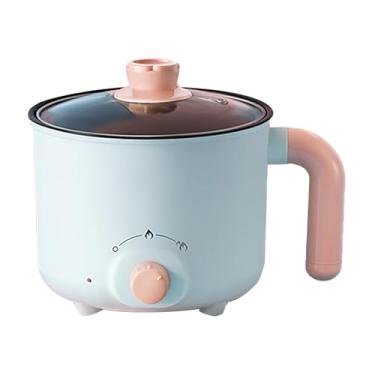 Imagem de Panela Elétrica, Aquecimento Rápido Queda de Energia Automática Proteção Anti Queima Seca Mini Panela Elétrica de Macarrão Panela Quente Com Ajuste de Energia (Antiaderente (com