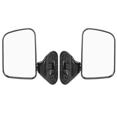 Imagem de ACROPIX Espelho retrovisor manual de vidro para porta lateral esquerda e direita para Toyota Hilux 1988-2005 - Pacote com 2