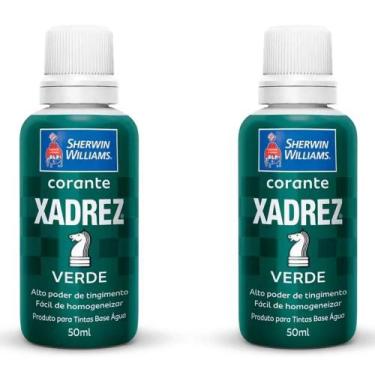 Imagem de Kit 2 Corante Líquido Xadrez Sherwin Williams Tintas Bisnaga Pigmento 