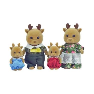 Imagem de Miniatura Coelhinho da Páscoa 1:12 - Família de Renas, Panda e Florest