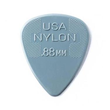 Imagem de Palheta Nylon Standard 0,88mm Cinza Escuro Pct C/6 44r.88 Dunlop (1982