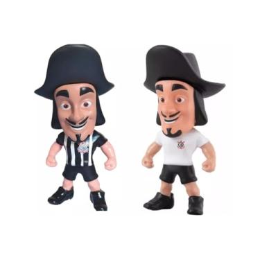 Imagem de Kit 2 Bonecos Mascotes Corinthians Camisa 1 e 2 Oficial