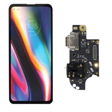 Imagem de Tela Display Touch Para Moto G 5g Placa De Carga - inova