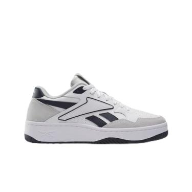Imagem de Reebok Tênis unissex adulto ATR Chill, Branco plano/cinza puro 2/azul marinho vetor, 11 Women/9.5 Men