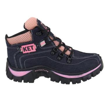 Imagem de Tenis Feminino Bota Jeans Ketter Boots Adventure Trilha Coturno, Azul,