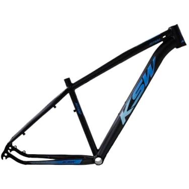 Imagem de Quadro de Bicicleta KSW XLT 100 e 200 em Aluminio 6061 Bicicleta Mountain Bike Aro 29 Cabos Internos (Preto/Azul, 19)