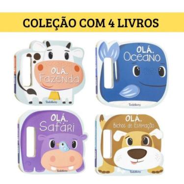 Imagem de Coleção 4 livros infantil Agite e Rodopie - livros cartonados e com al