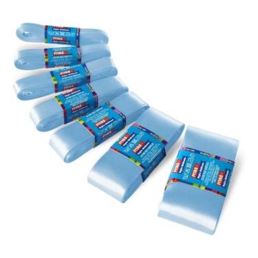 Imagem de Fita De Cetim Mimosa N.3 15mm X 10 Mts C/5 Un = 50metros - Fitas Regin