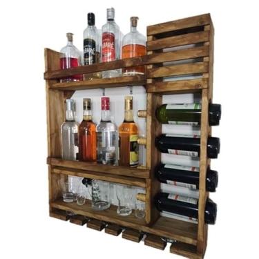 Imagem de Adega bar de Parede em madeira 70x77 BA7077