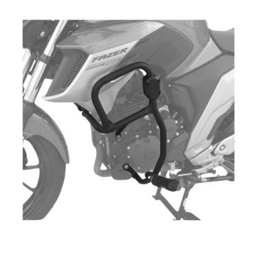 Imagem de 1 Protetor Motor E Carenagem Scam Com Pedaleira Yamaha Fazer 250 2008 