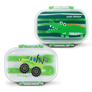 Imagem de Kit Potes P/ Lanches De 2 Andares Infantil 400ml - Jacki Design Modelo 6