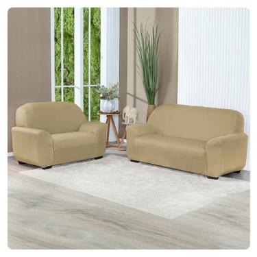 Imagem de Capa De Sofa Lisa 2 E 3 Lugares Malha Gel Cores Variadas - LENHARO ENX