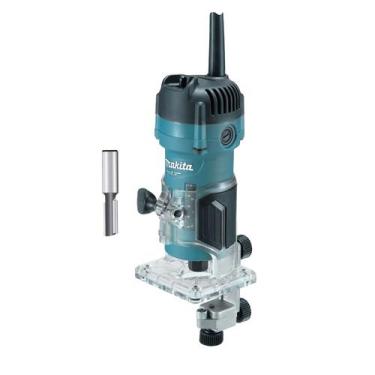 Imagem de Kit Tupia Manual 530 Watts M3700B Makita e Fresa Paralela Dupla 1/4 Po