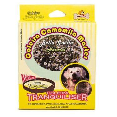 Imagem de Coleira Natural Antiestresse Tranquiliser Camomila para Cães e Gatos -