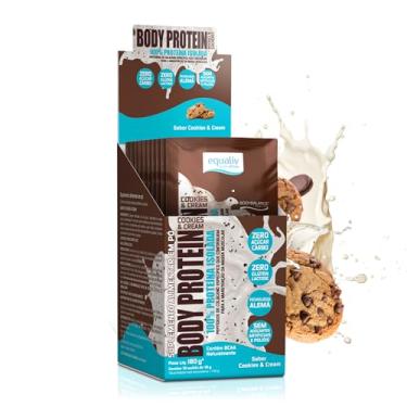 Imagem de Body Protein Display (10 sachês 20g), Sabor: Cookies & Cream (10 sachês 18g)