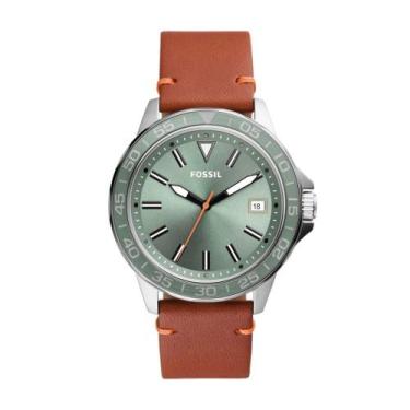 Imagem de Relógio Fossil FS-54 Masculino Prata/Couro BQ2676