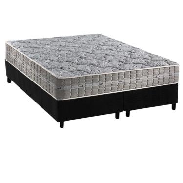 Imagem de Cama Box Queen: Colchão Molas MasterPocket Ensacadas D Angelis Anjos Royal + Base crc S...