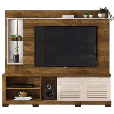 Imagem de Estante Home Theater Hermes Demolição Off White – dj Móveis