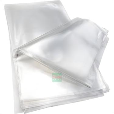 Imagem de Saco Plástico Transparente 20x30 cm (0,06mm espessura), Polietileno PE, Pacote 1kg, Conservar e Congelar Alimentos, Embalagem Multiuso Resistente, Selável a Calor, Tamanhos Variados