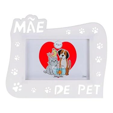 Imagem de Porta Retrato 10X15 "Mãe de Pet" (Branco)