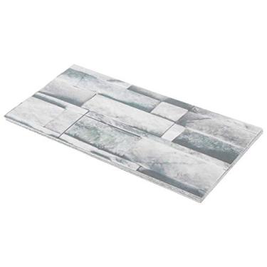 Imagem de Adesivo de Ladrilhos, Descasque e Backsplash Com Adesivo Com Adesivo Automínio de Ladrilho PVC Casco de Backsplash e Backsplash para Decorar Sala de Estar, Cozinha, Banheiro, Sala de Jantar (Kit042)