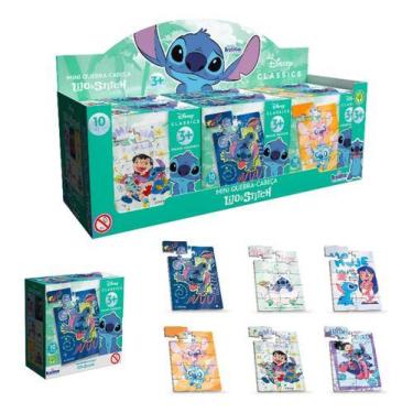 Imagem de Mini Quebra Cabeça Disney Lilo Stitch 10 Peças Sortido - PAIS E FILHOS