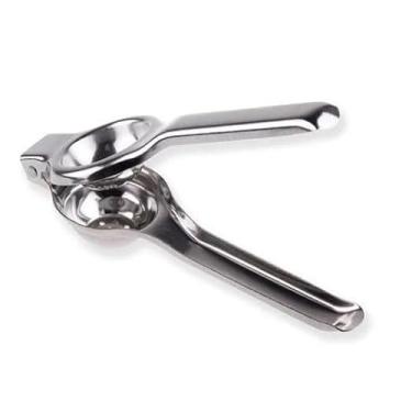 Imagem de Espremedor de limão manual de aço inoxidável 21 cm, utensílio de cozinha universal multiuso (1 UNIDADE)