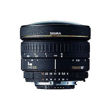 Imagem de Sigma Lente olho de peixe circular f/4 EX de 8 mm para câmeras Sigma SLR