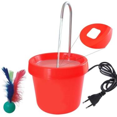 Imagem de Fonte bebedouro automatico para gatos(Vermelho)