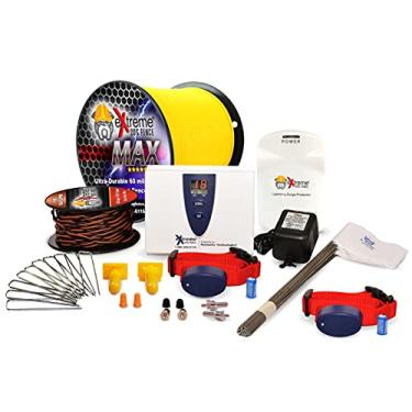 Imagem de Extreme Dog Fence Cerca elétrica para cães Max Grade – Kit de 2 cães – 150 metros de fio de serviço máximo de calibre 14 para melhor desempenho e confiabilidade