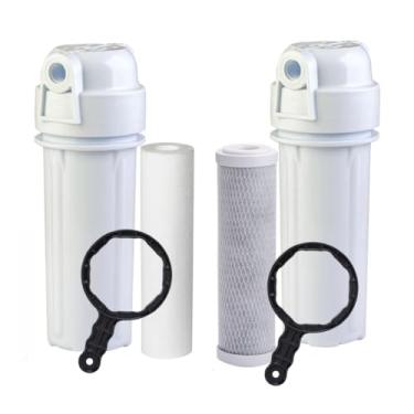 Imagem de Filtros para Caixa D'água, Polipropileno e Carvão Ativado, Kit com 2 Unidades