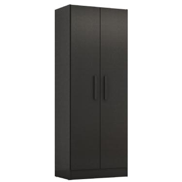 Imagem de Guarda Roupas Multiuso Solteiro Organizador 4 Prateleiras Belém Notável Preto