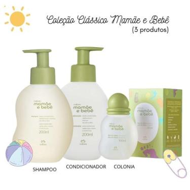 Imagem de KIT Clássico Mamãe Bebê Colonia Shampoo Condicionador (3 produtos) - N