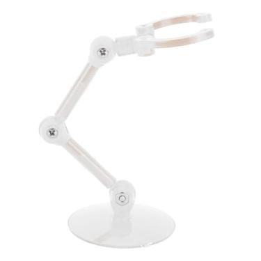 Imagem de Action Figure Suporte Plástico Modelo Titular Boneca Display Suporte Fácil Montagem 10pcs Mini para Figuras Anime (plástico)