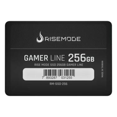Imagem de SSD Rise Mode Gamer Line, 256GB, SATA III, Leitura: 530MB/s, Gravação: